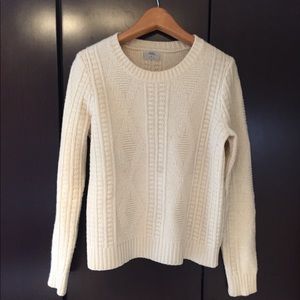 Madewell Wallace Cable Knit Sweater